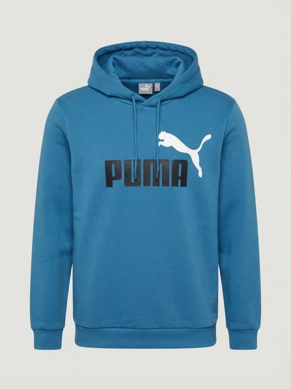 Puma Men’s Teal Blue Logo Hoodie